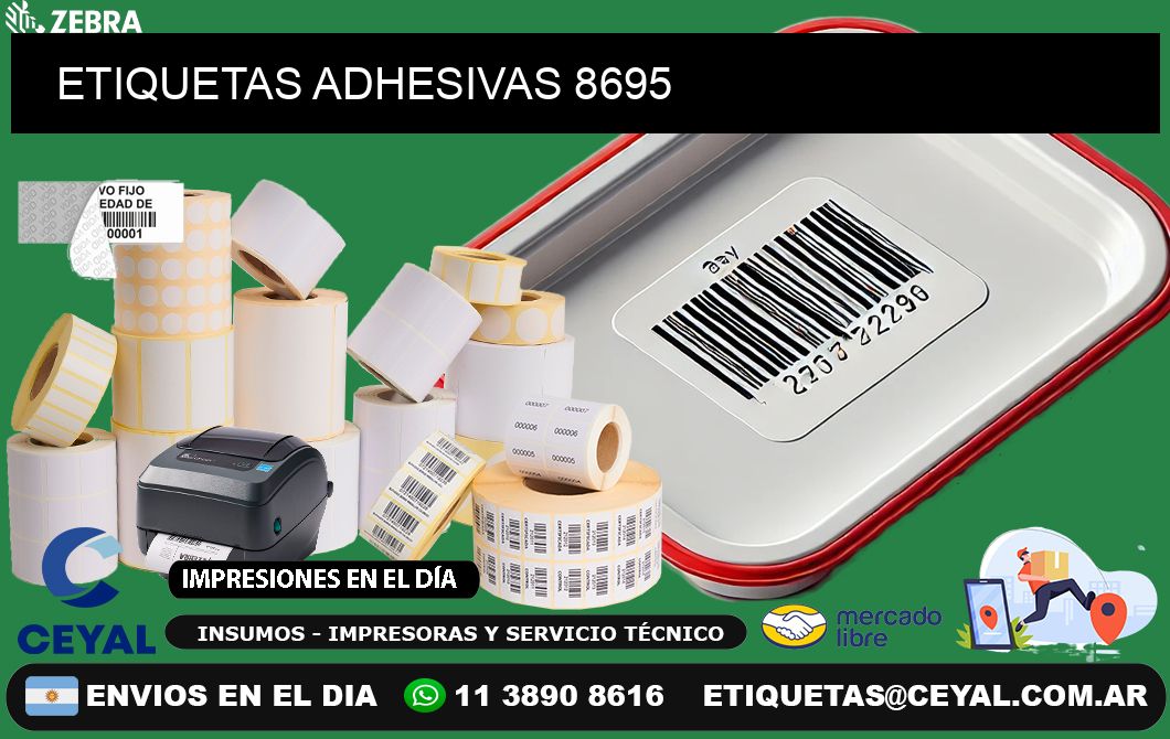 ETIQUETAS ADHESIVAS 8695