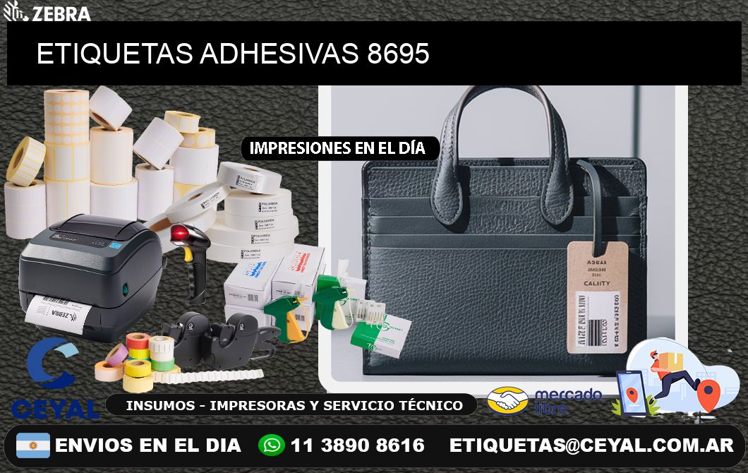 ETIQUETAS ADHESIVAS 8695