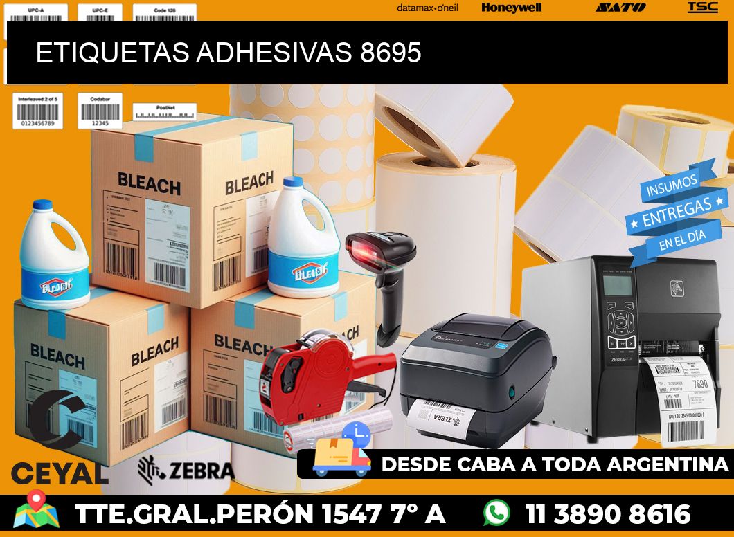 ETIQUETAS ADHESIVAS 8695