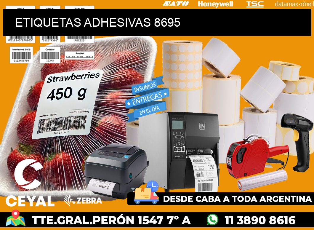 ETIQUETAS ADHESIVAS 8695