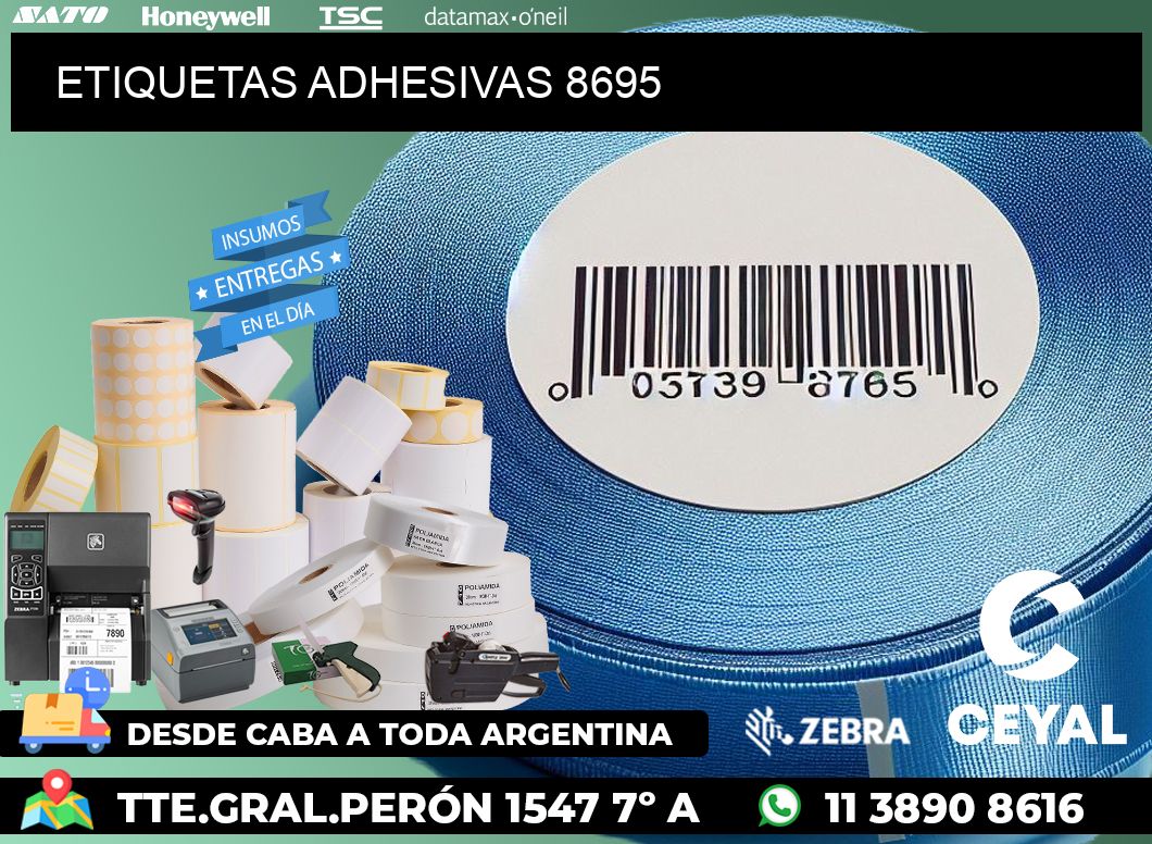 ETIQUETAS ADHESIVAS 8695