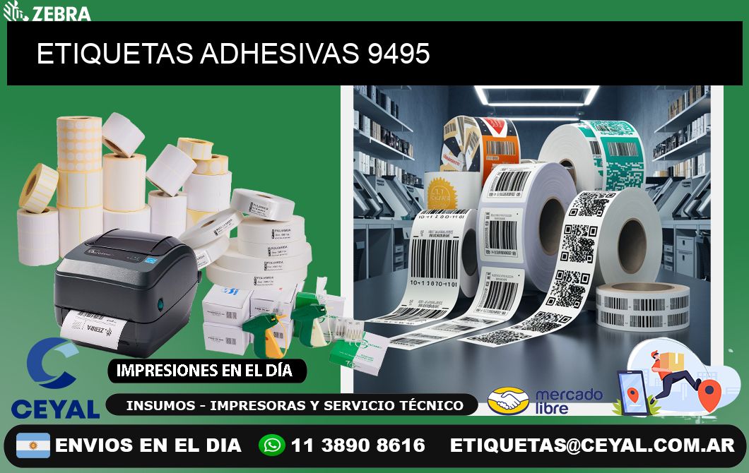 ETIQUETAS ADHESIVAS 9495