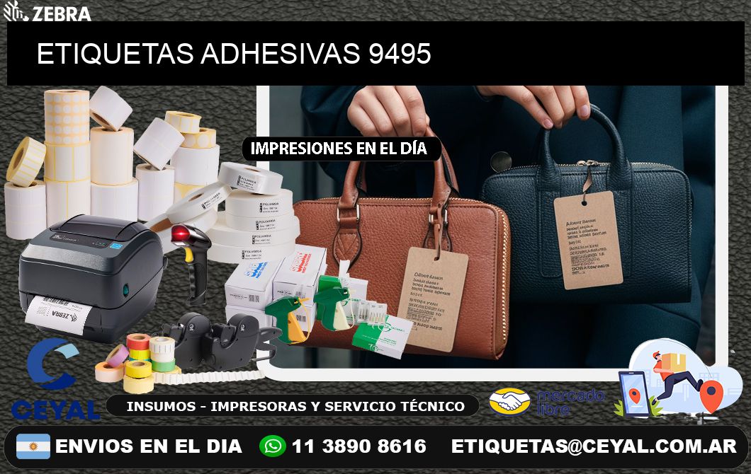 ETIQUETAS ADHESIVAS 9495