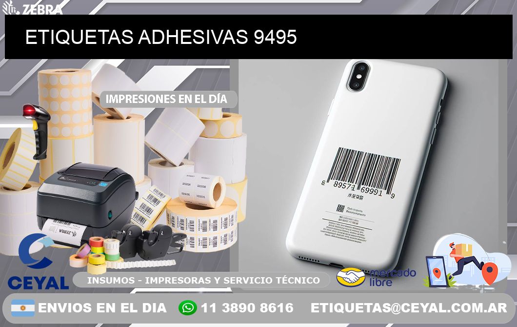 ETIQUETAS ADHESIVAS 9495