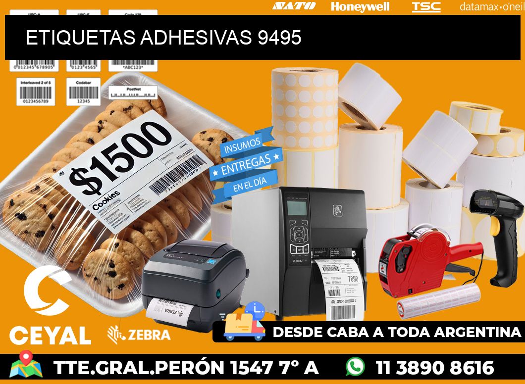 ETIQUETAS ADHESIVAS 9495