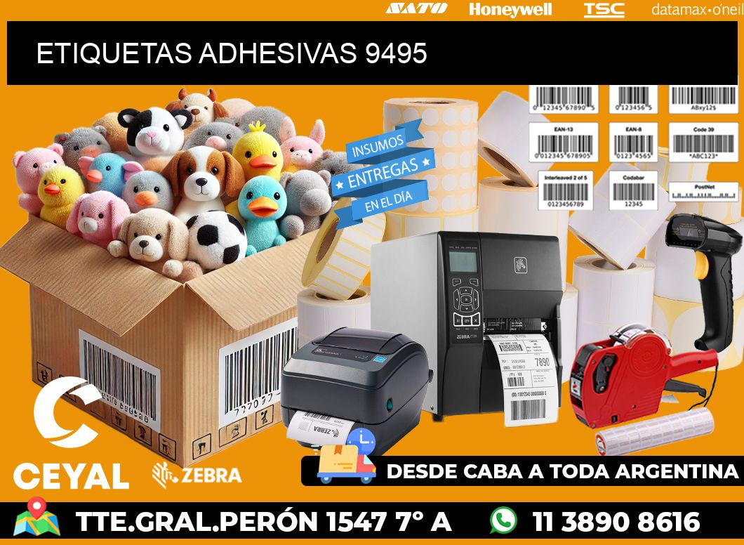 ETIQUETAS ADHESIVAS 9495