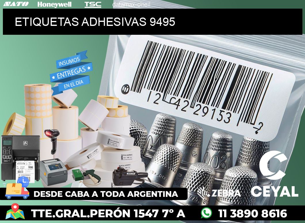 ETIQUETAS ADHESIVAS 9495