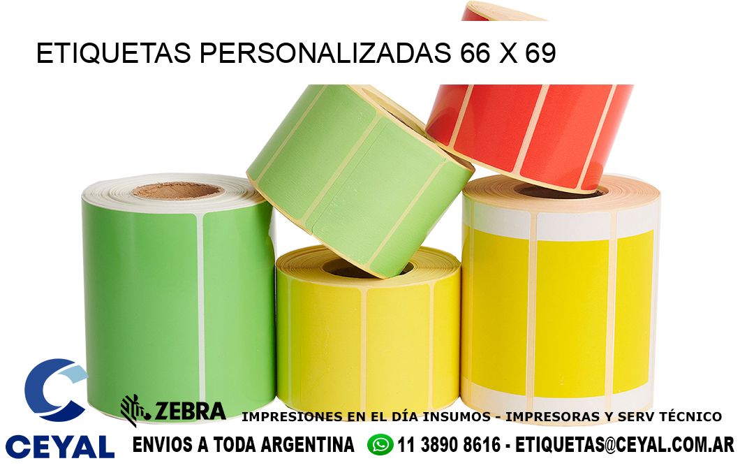 ETIQUETAS PERSONALIZADAS 66 x 69