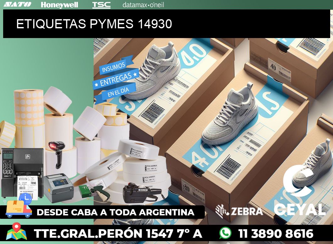 ETIQUETAS PYMES 14930