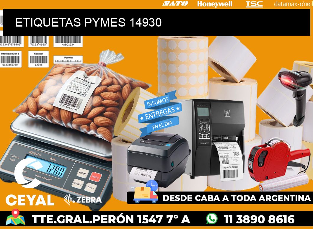 ETIQUETAS PYMES 14930