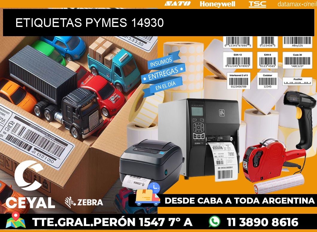 ETIQUETAS PYMES 14930