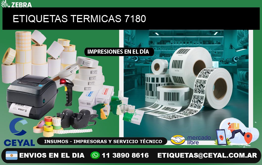 ETIQUETAS TERMICAS 7180