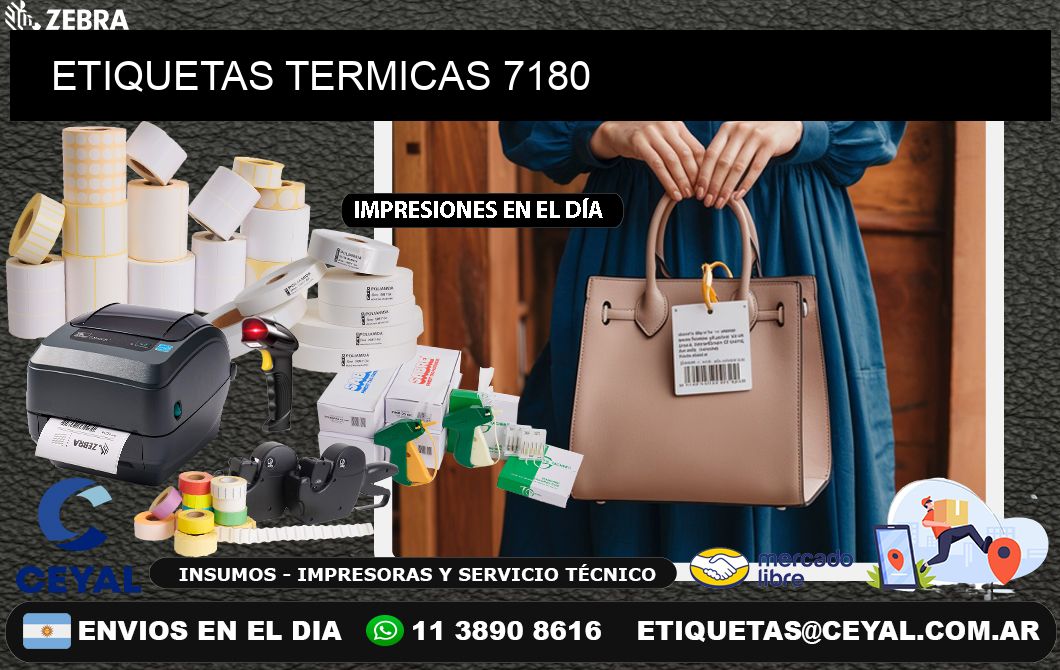 ETIQUETAS TERMICAS 7180