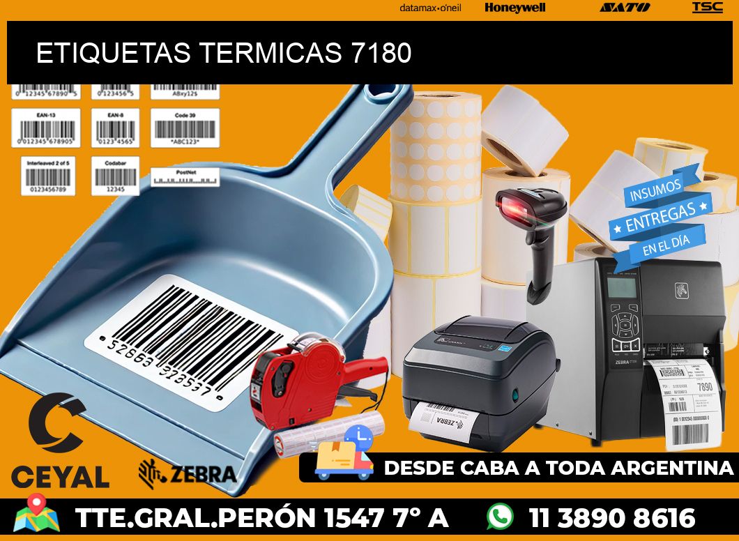 ETIQUETAS TERMICAS 7180