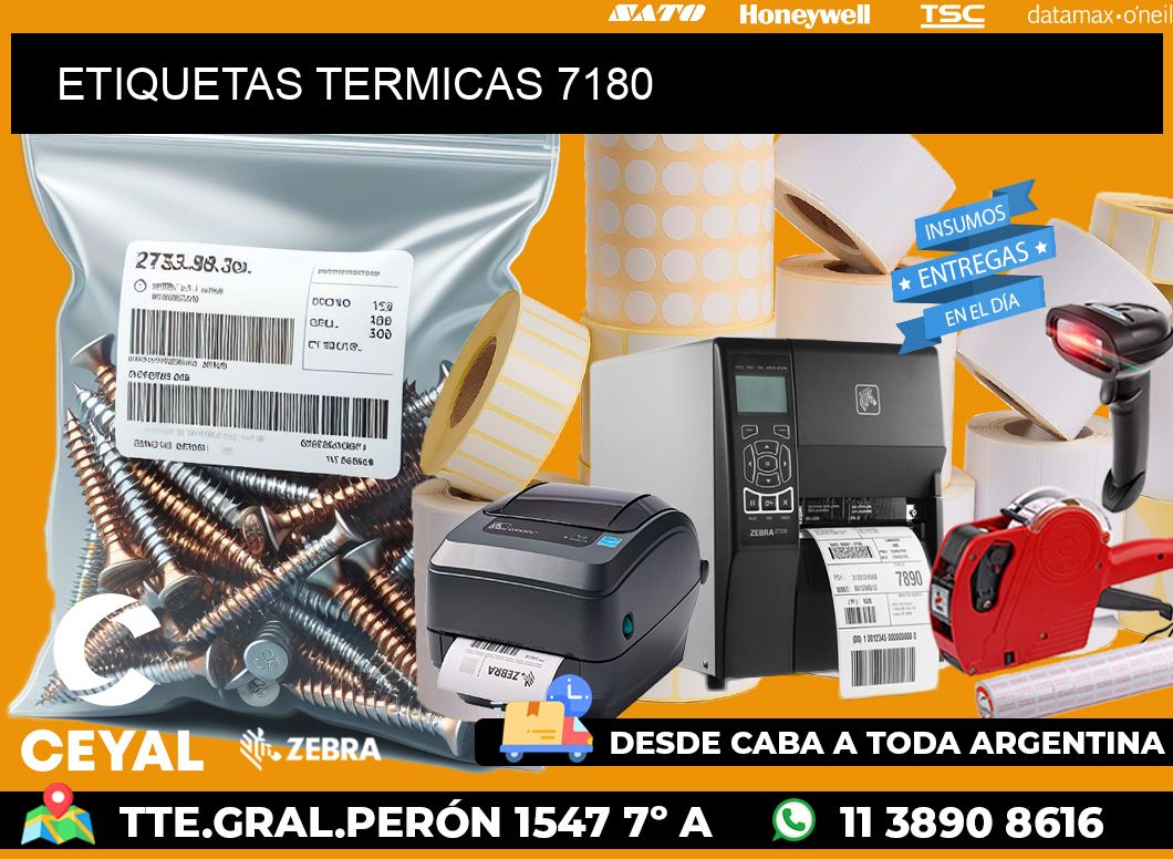 ETIQUETAS TERMICAS 7180