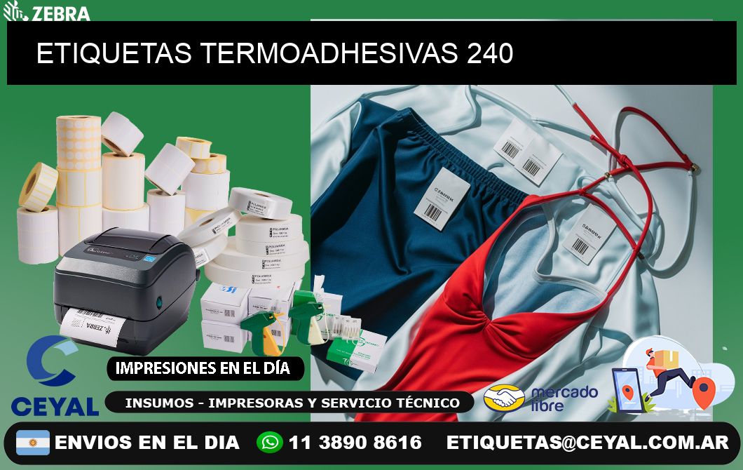 ETIQUETAS TERMOADHESIVAS 240