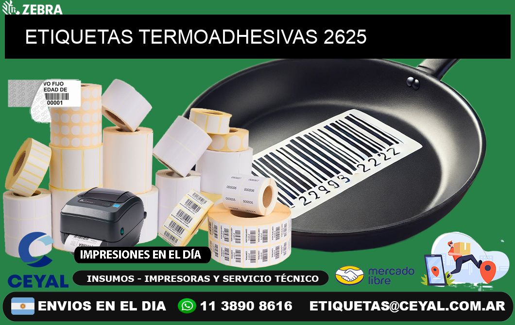 ETIQUETAS TERMOADHESIVAS 2625