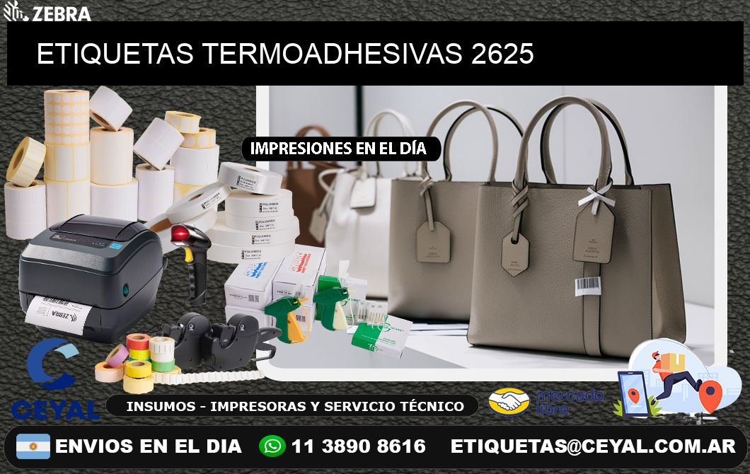 ETIQUETAS TERMOADHESIVAS 2625