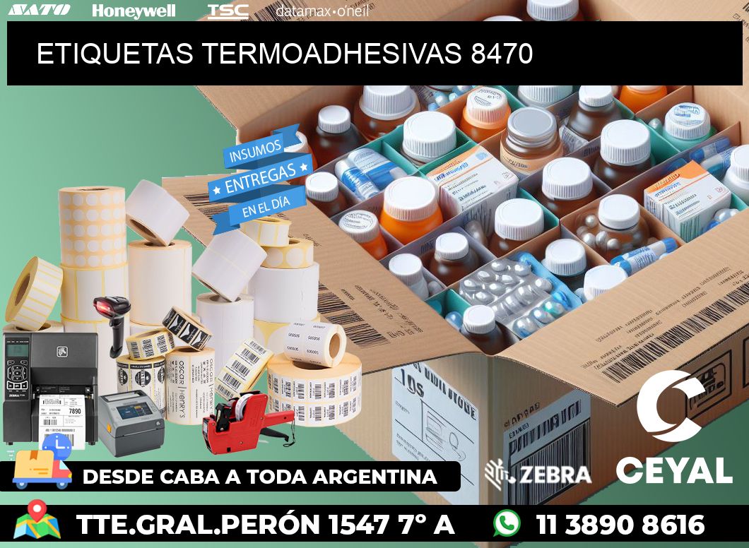 ETIQUETAS TERMOADHESIVAS 8470