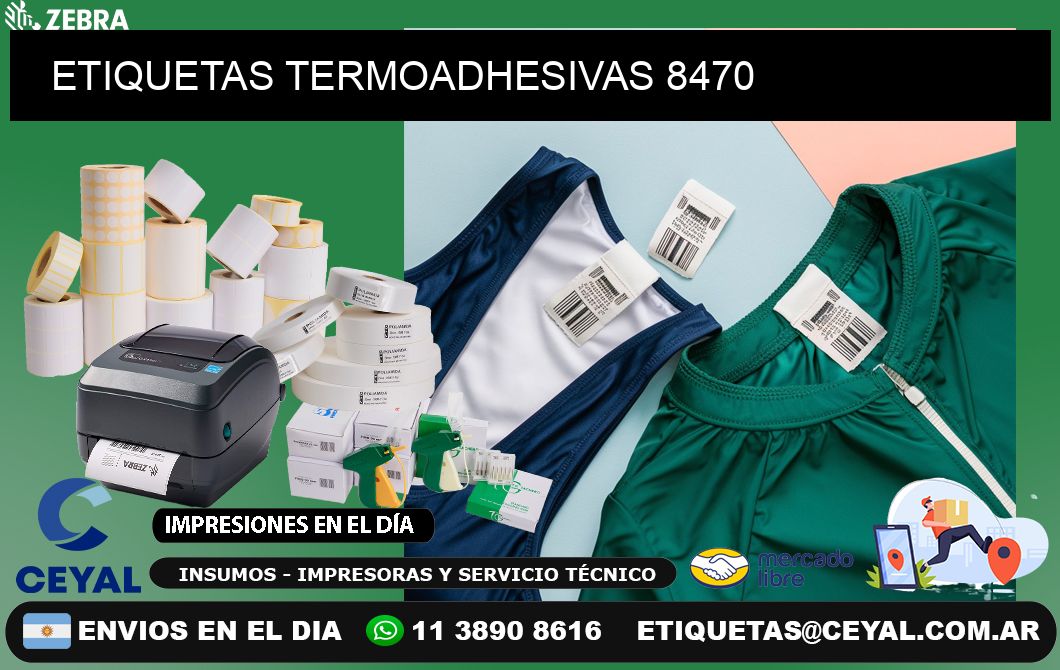 ETIQUETAS TERMOADHESIVAS 8470