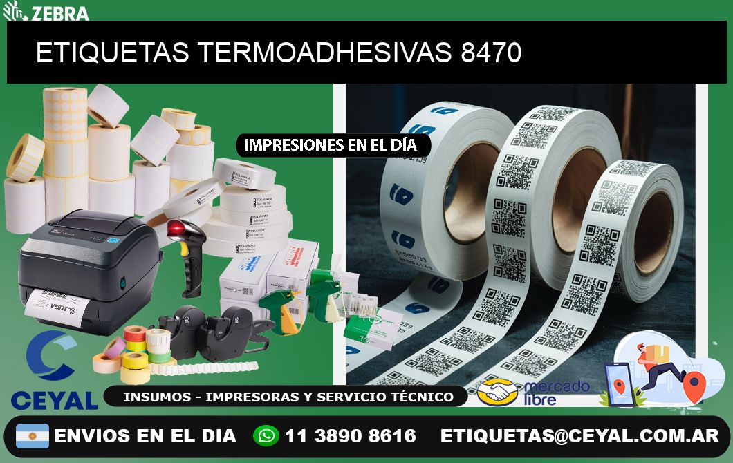 ETIQUETAS TERMOADHESIVAS 8470