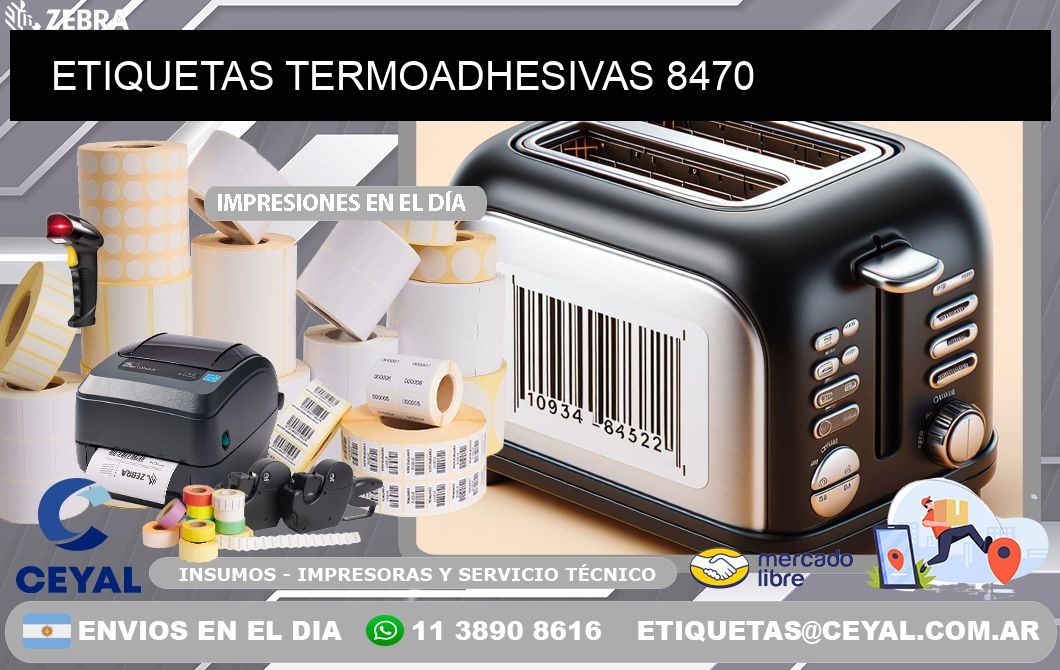 ETIQUETAS TERMOADHESIVAS 8470