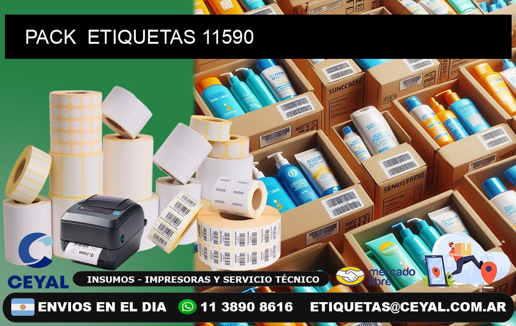 PACK  ETIQUETAS 11590