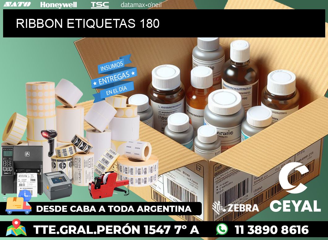 RIBBON ETIQUETAS 180