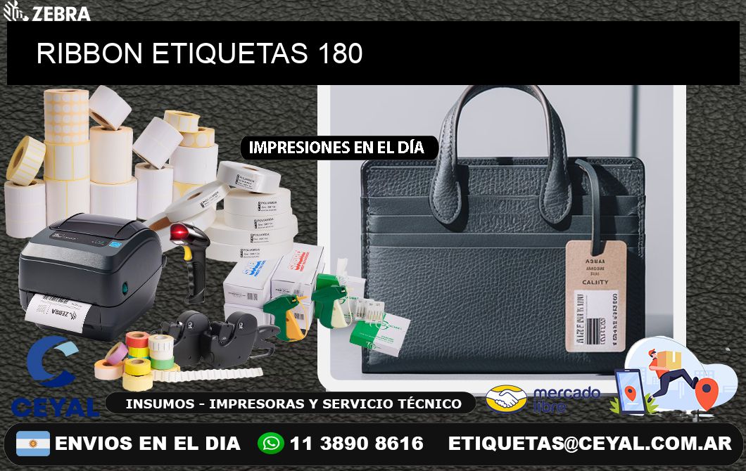 RIBBON ETIQUETAS 180