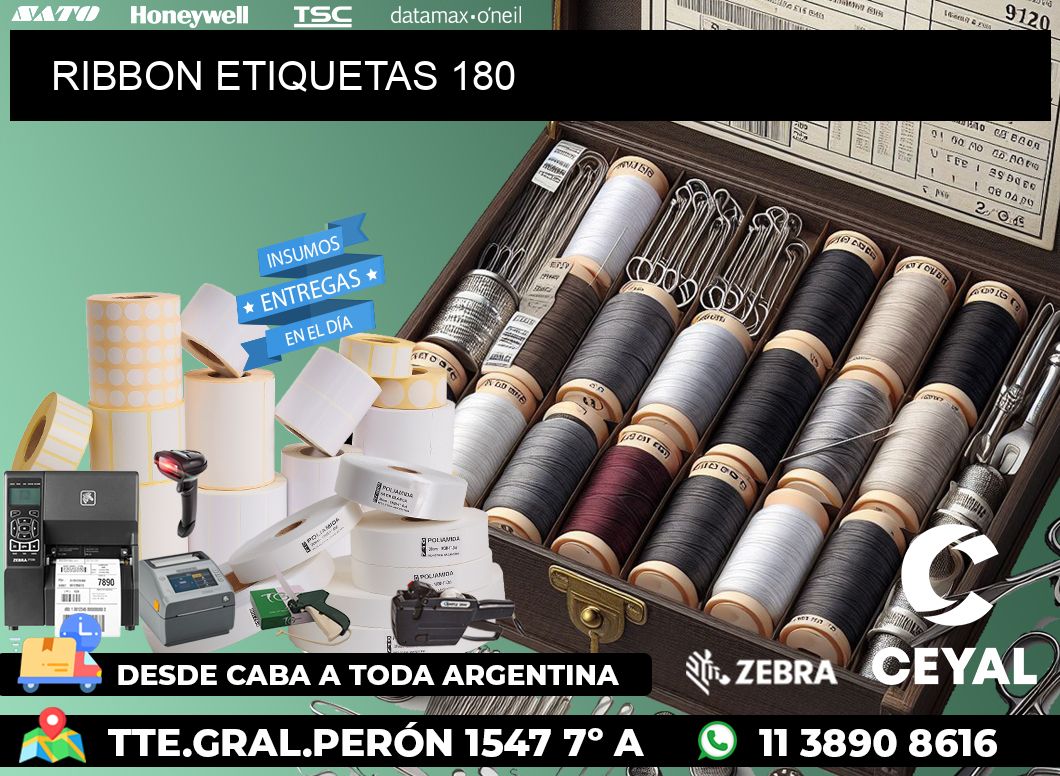 RIBBON ETIQUETAS 180