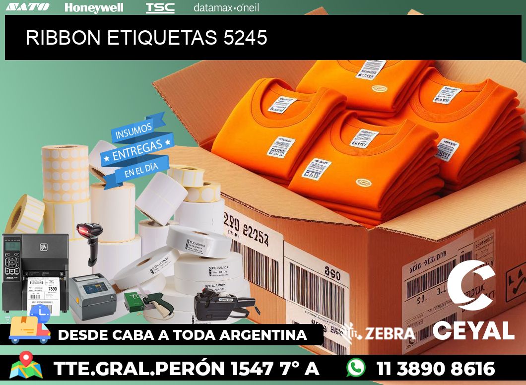 RIBBON ETIQUETAS 5245