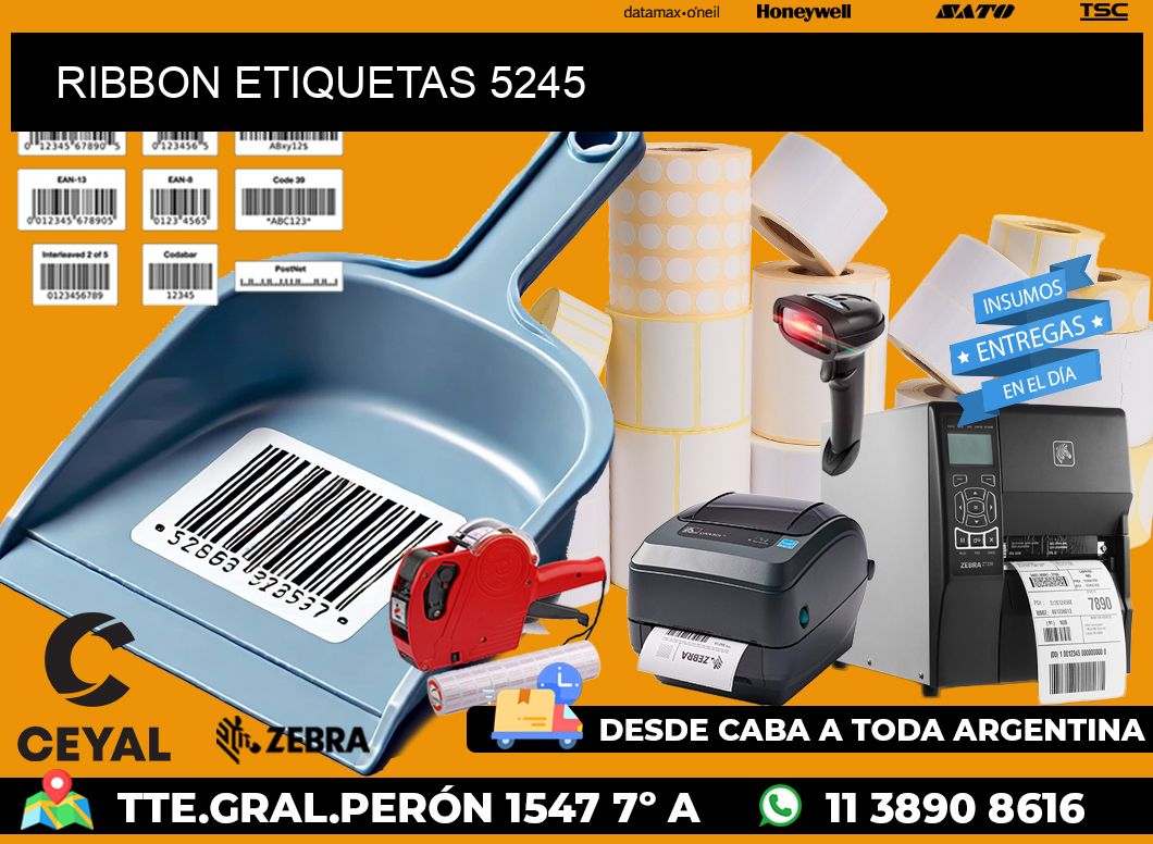 RIBBON ETIQUETAS 5245