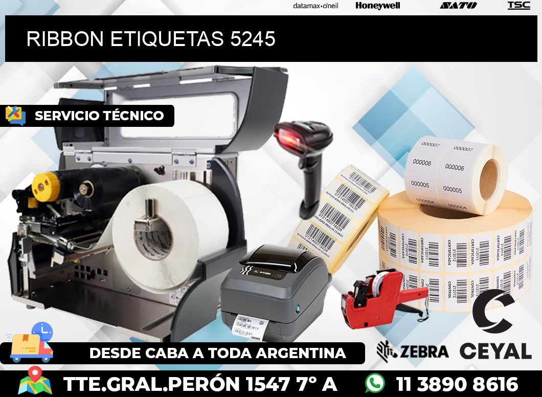 RIBBON ETIQUETAS 5245