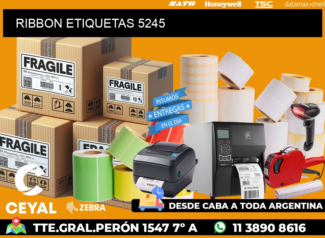 RIBBON ETIQUETAS 5245