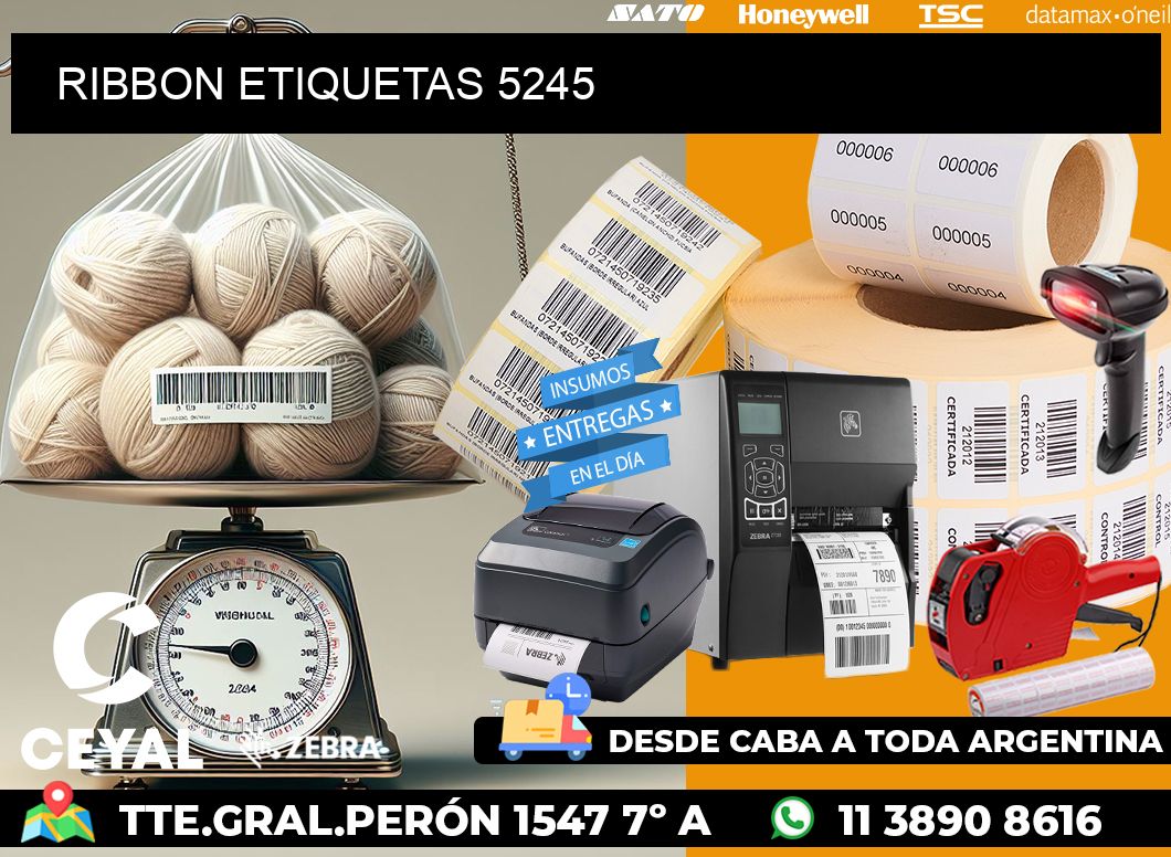 RIBBON ETIQUETAS 5245