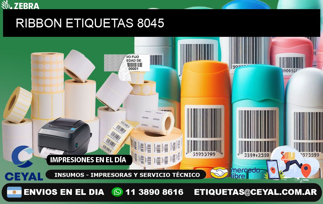 RIBBON ETIQUETAS 8045