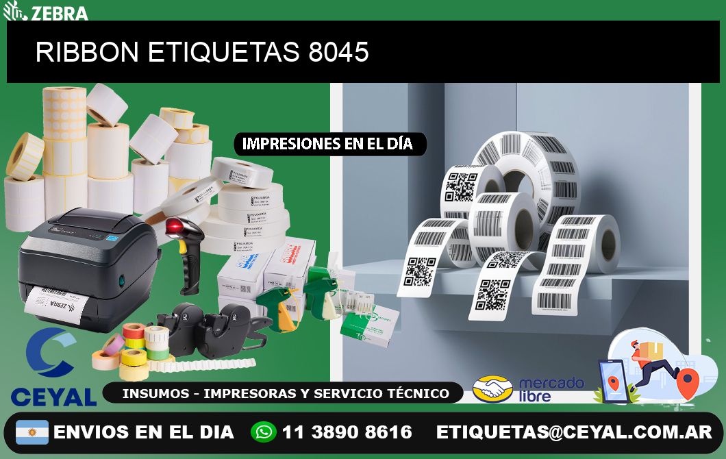 RIBBON ETIQUETAS 8045