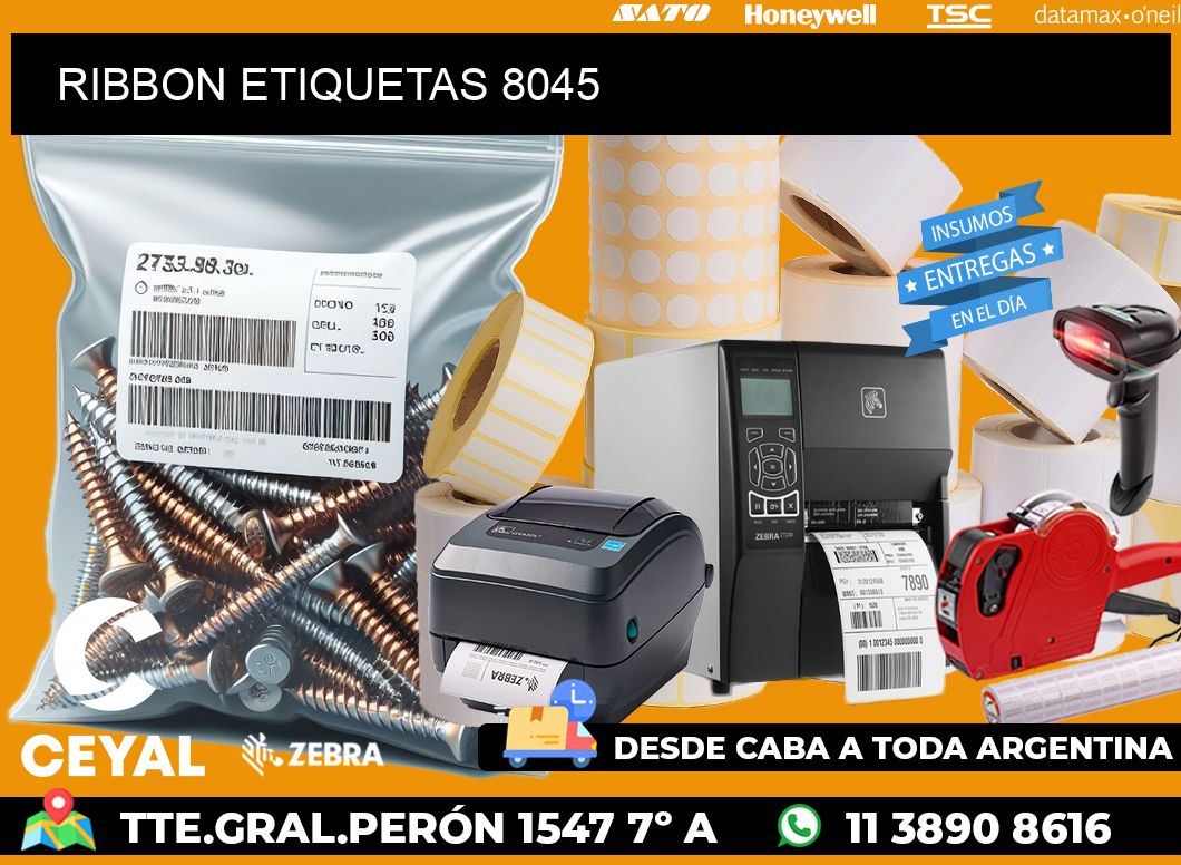 RIBBON ETIQUETAS 8045