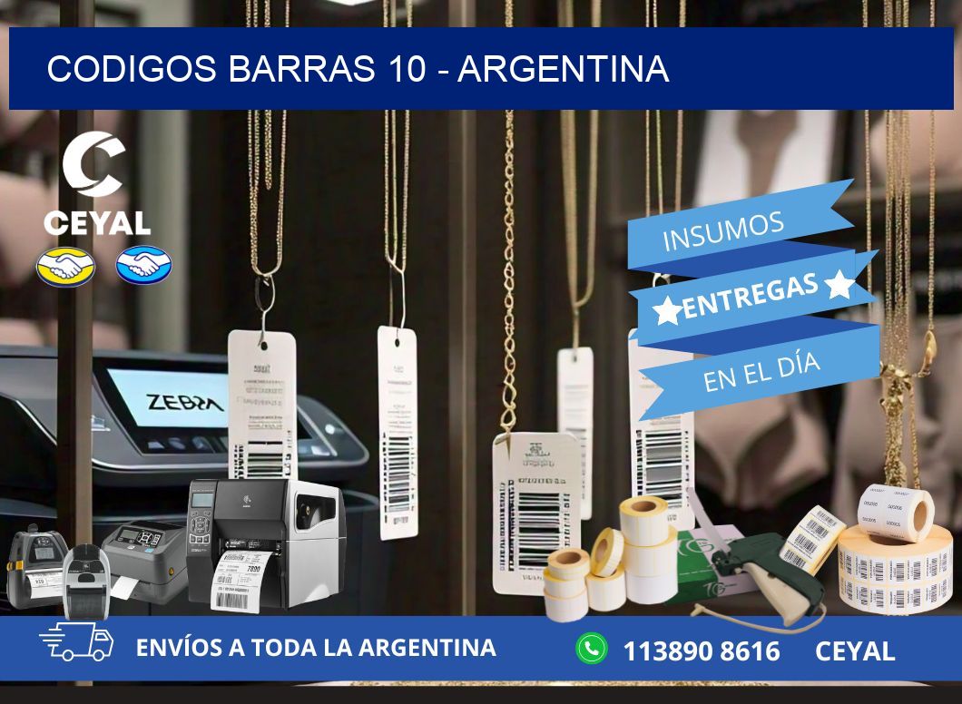 CODIGOS BARRAS 10 – ARGENTINA