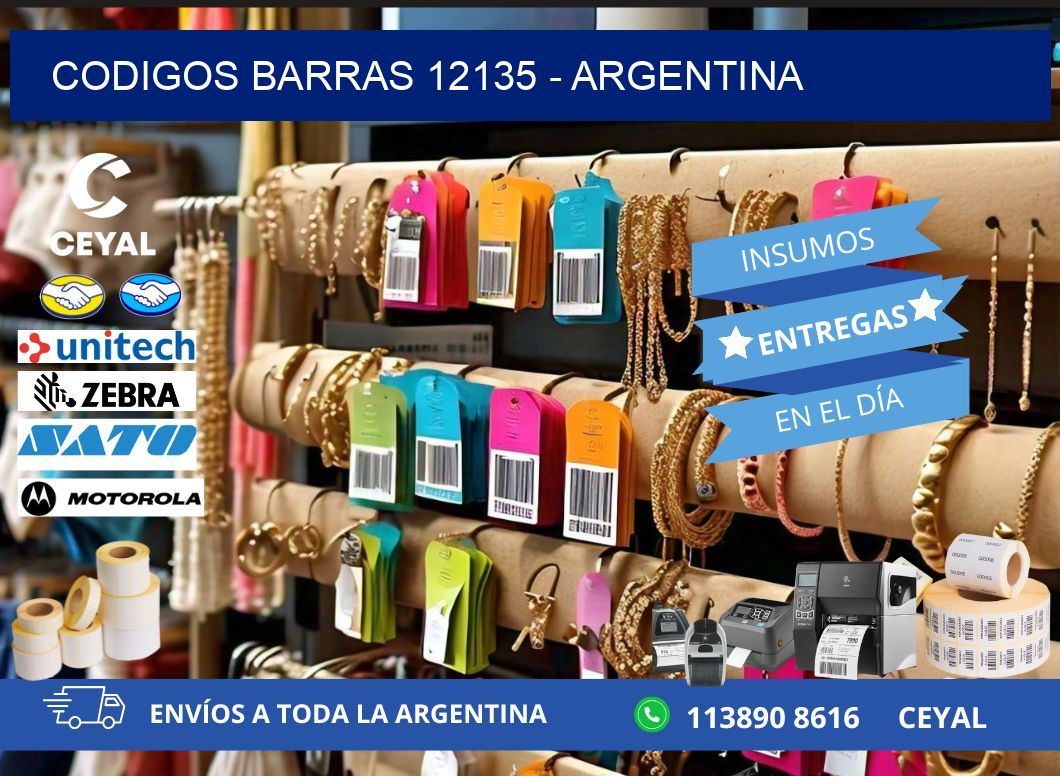 CODIGOS BARRAS 12135 - ARGENTINA