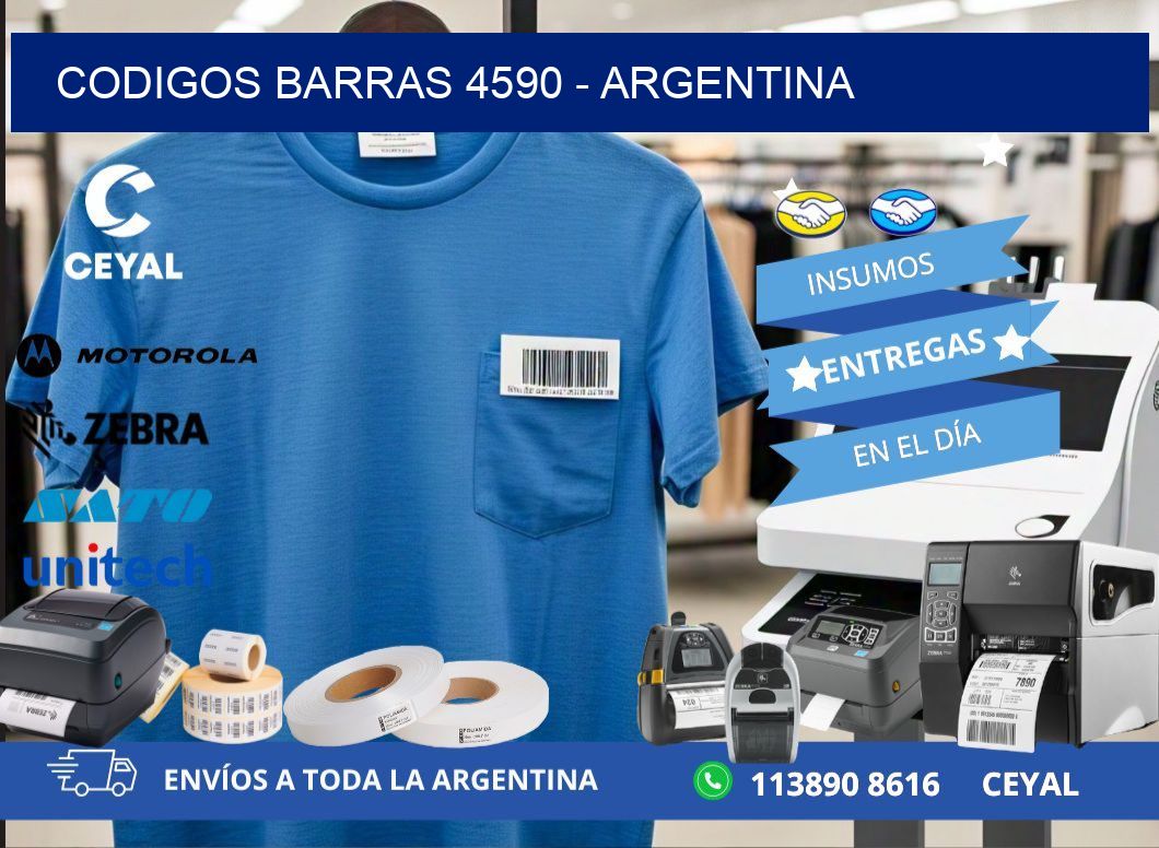 CODIGOS BARRAS 4590 - ARGENTINA