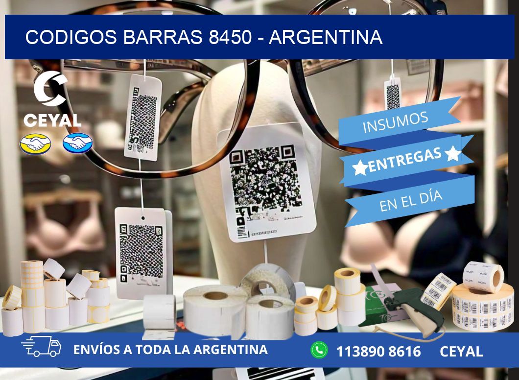 CODIGOS BARRAS 8450 – ARGENTINA