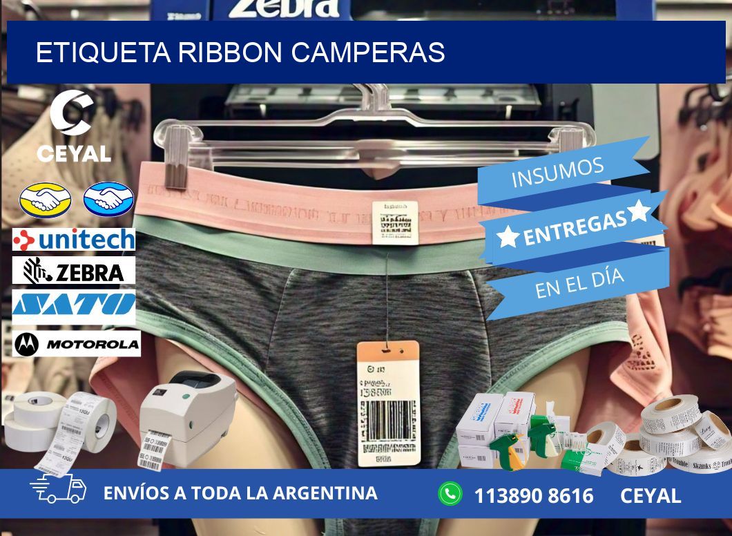 ETIQUETA RIBBON CAMPERAS