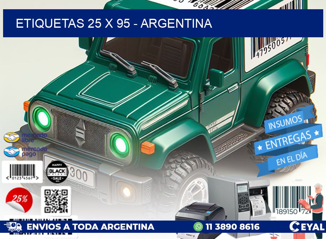 ETIQUETAS 25 x 95 – ARGENTINA