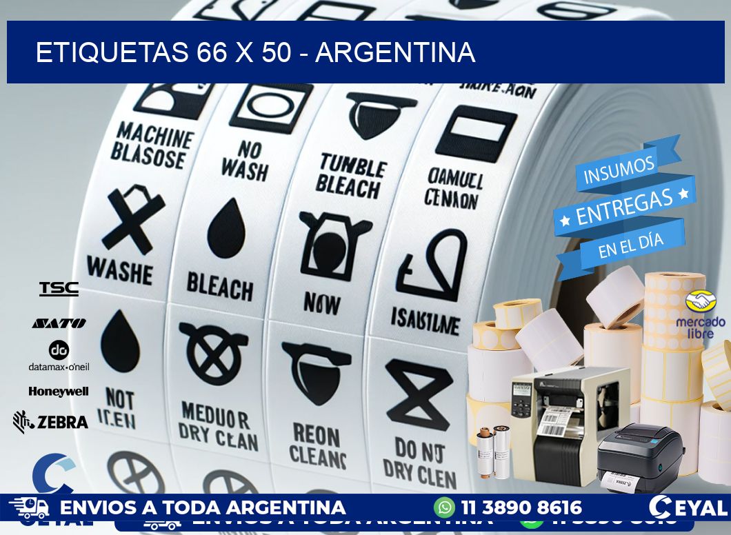 ETIQUETAS 66 x 50 - ARGENTINA