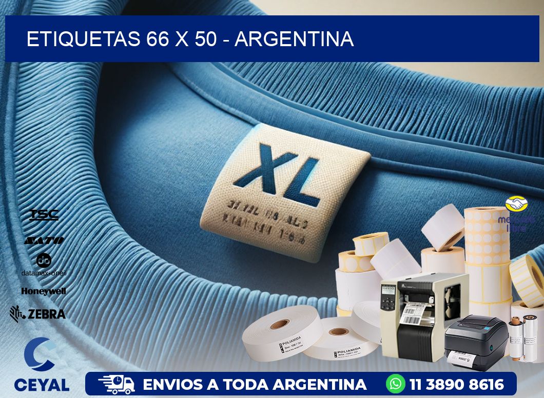 ETIQUETAS 66 x 50 - ARGENTINA