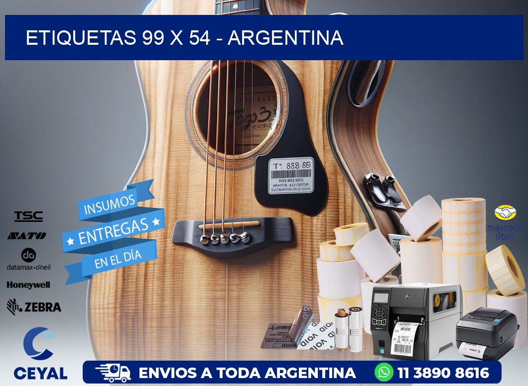 ETIQUETAS 99 x 54 - ARGENTINA