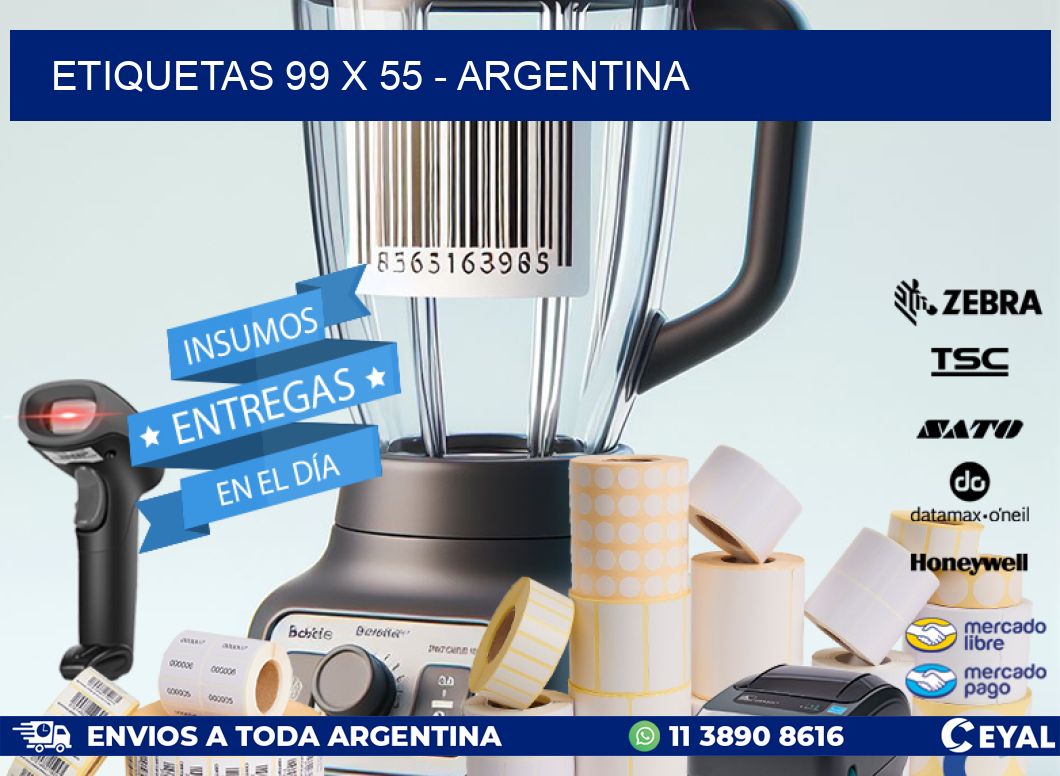 ETIQUETAS 99 x 55 - ARGENTINA