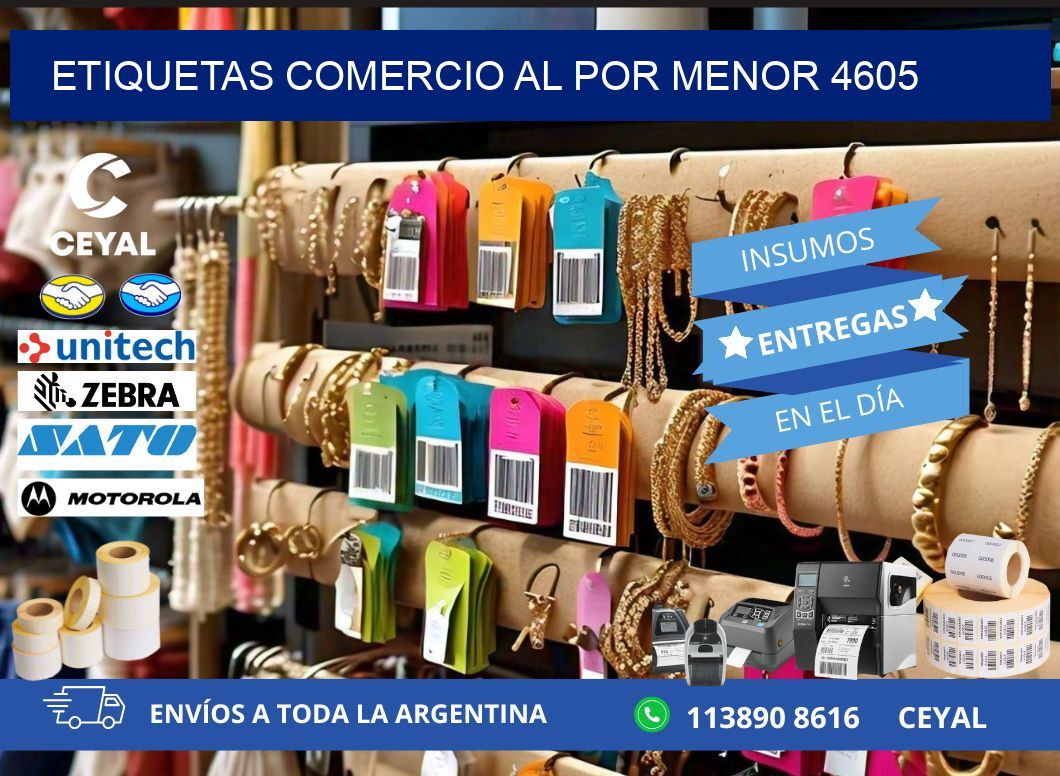 ETIQUETAS COMERCIO AL POR MENOR 4605