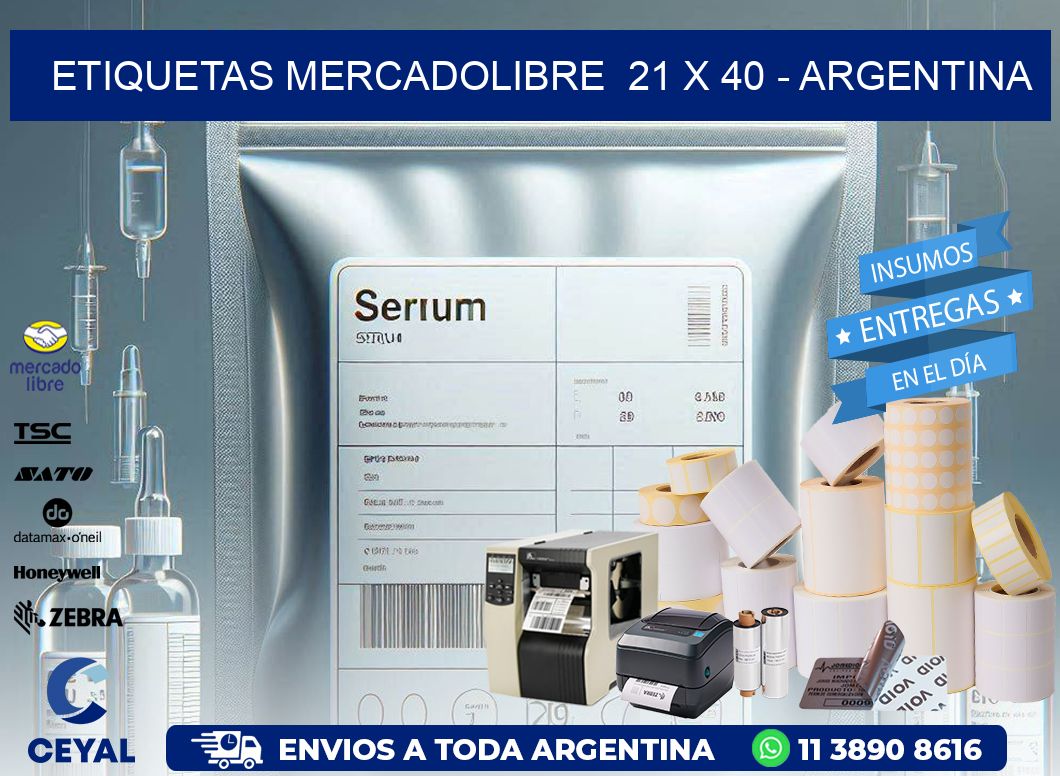 ETIQUETAS MERCADOLIBRE  21 x 40 – ARGENTINA